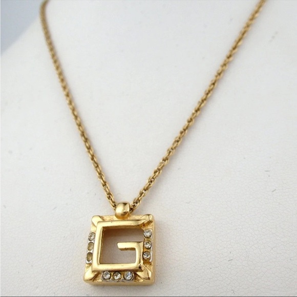 Givenchy Jewelry - Givenchy Gold Initial Pendant Necklace
